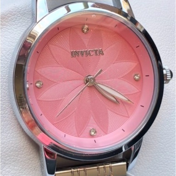 INVICTA Wildflower Tigerlily Women's Watch - 34mm, Steel Band. Pink Dial. - Picture 3 of 7